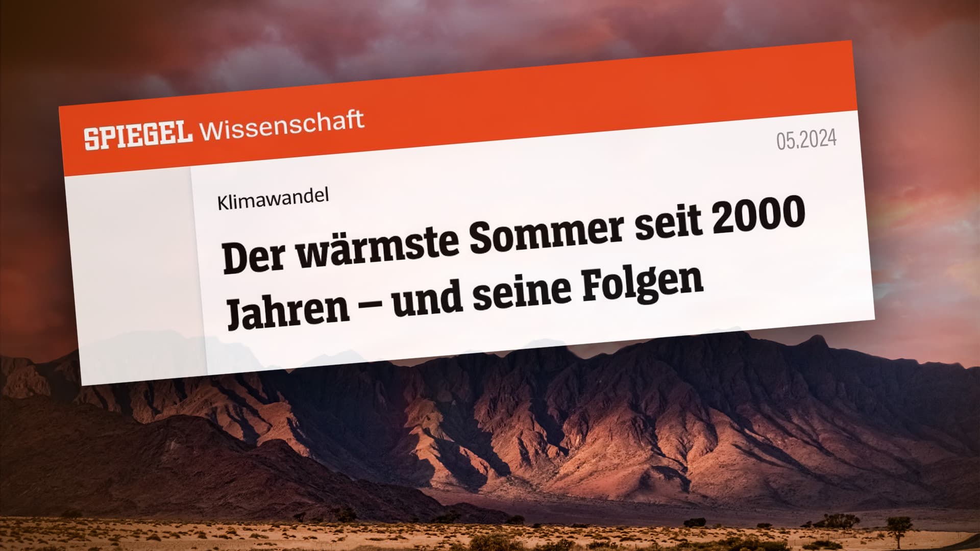 „Wärmster Sommer seit 2000 Jahren“ – die faulen Tricks hinter den Klima-Superlativen