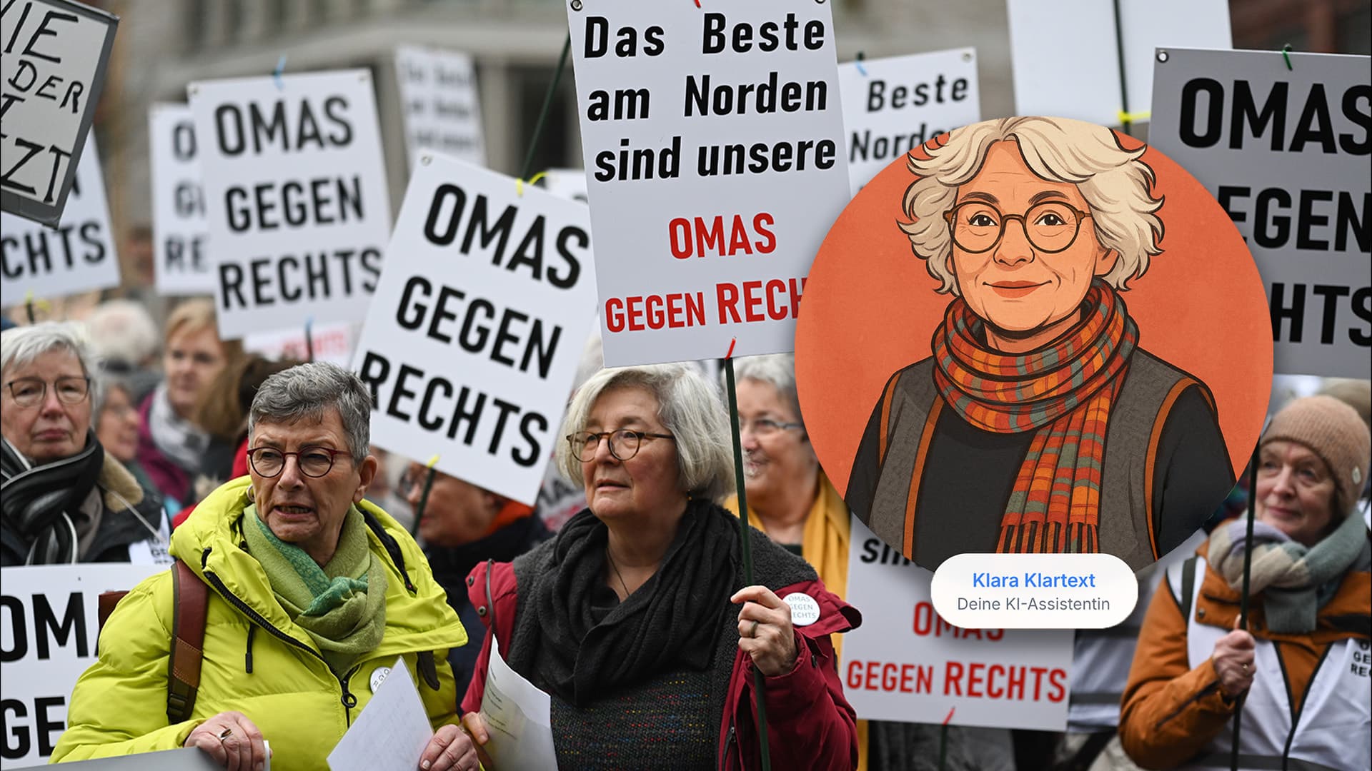 „Omas gegen Rechts“ bringen neuen KI-Chatbot heraus