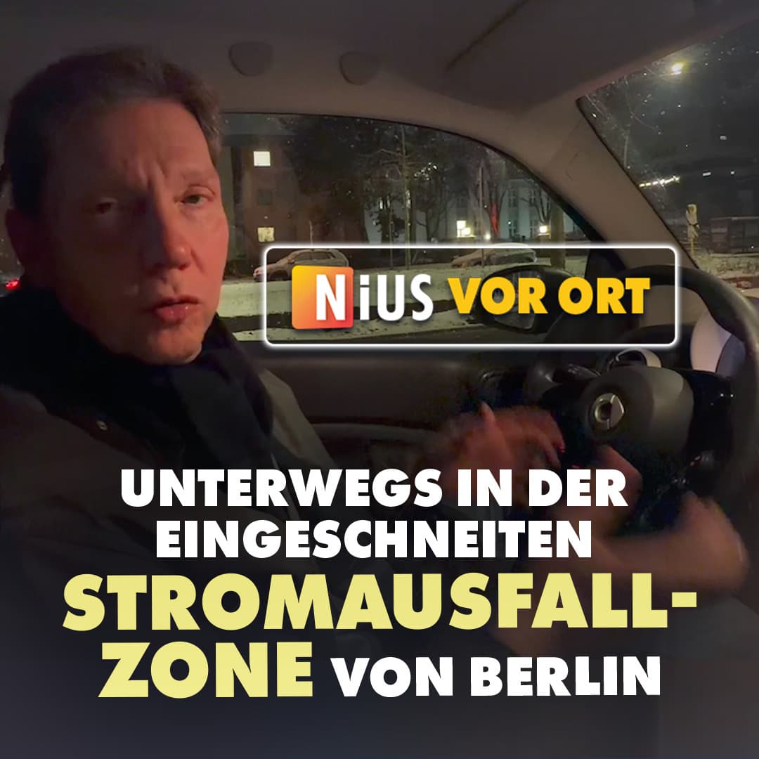 Unterwegs in der eingeschneiten Stromausfall-Zone von Berlin | NIUS vor Ort