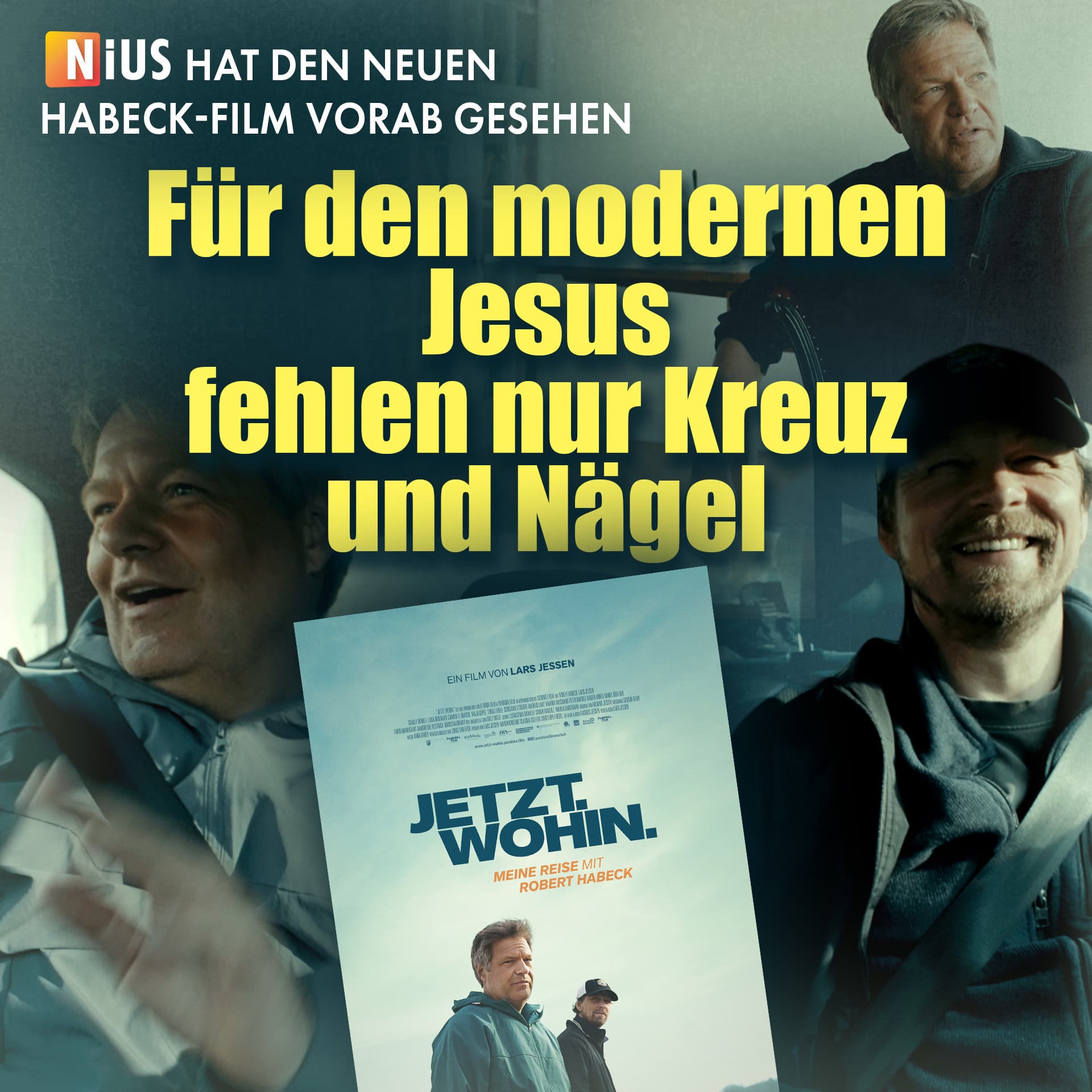 Kritik zum neuen Habeck-Film: Für den modernen Jesus fehlen nur Kreuz und Nägel