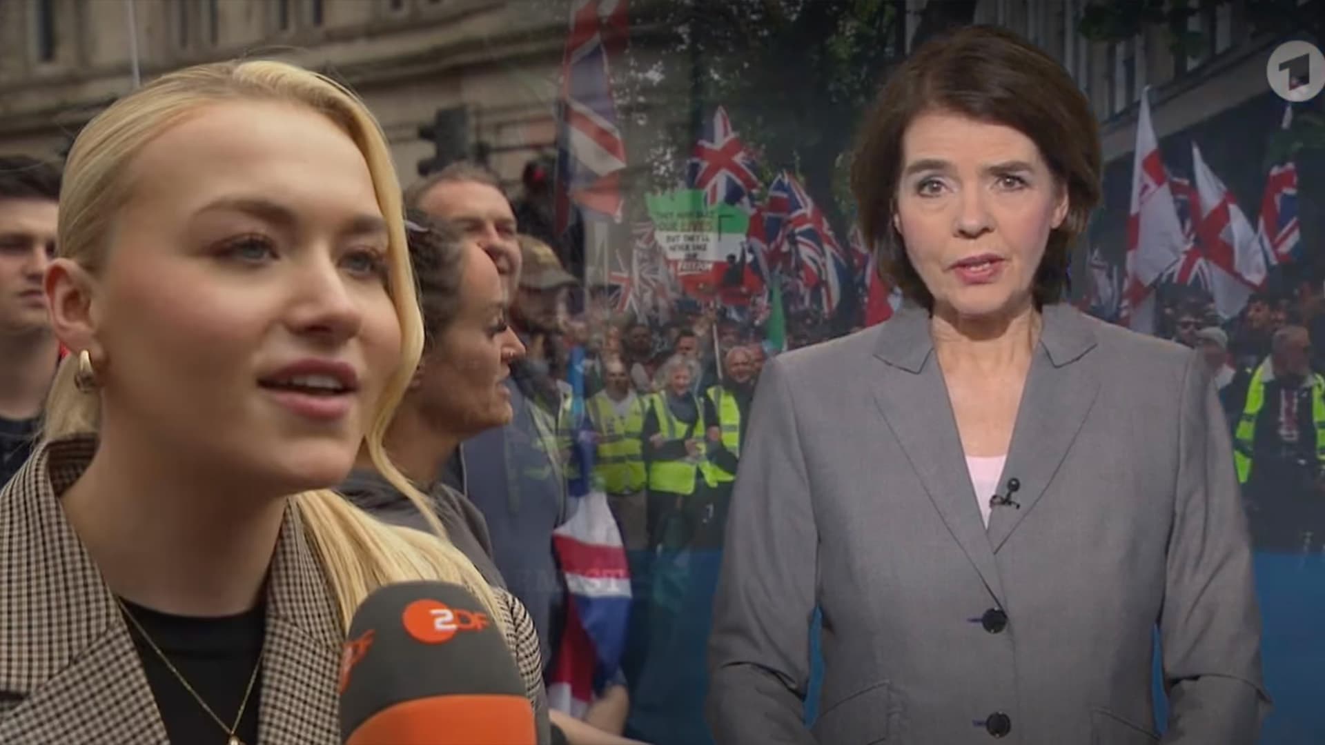 „Rechtsextrem“ und „islamfeindlich“: Wie ARD und ZDF Stimmung gegen englische Regierungskritiker machen