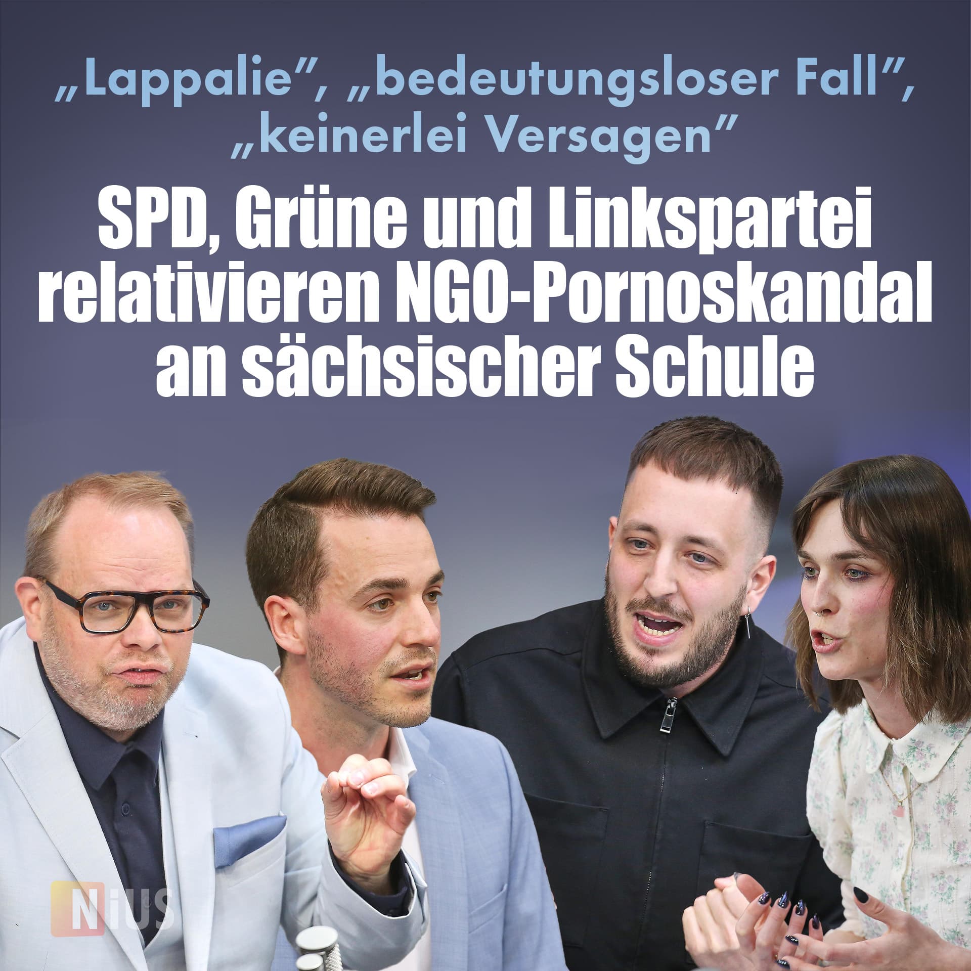 Bundestag: Linke Politiker relativieren Pornoskandal an sächsischer Schule
