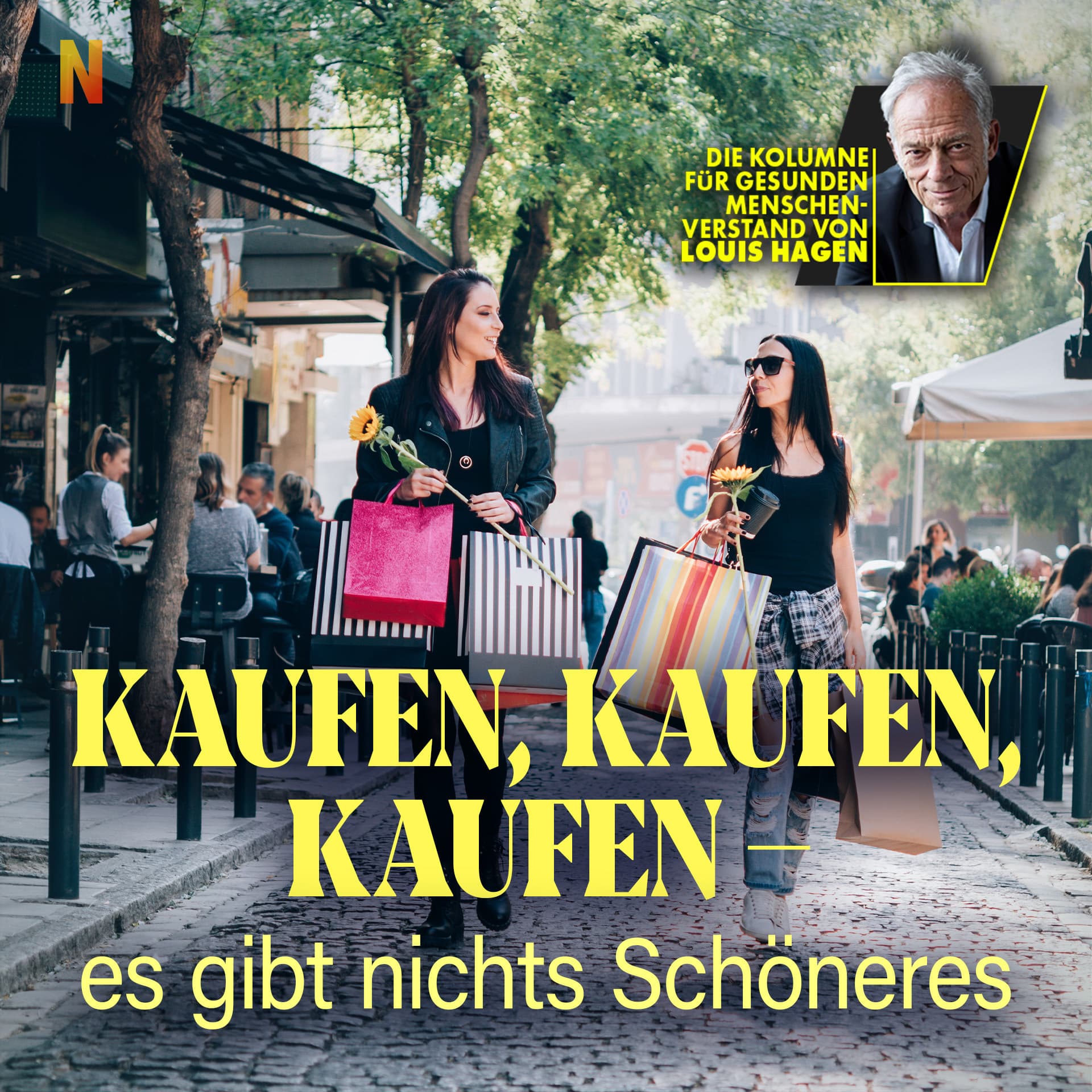 Kaufen, kaufen, kaufen – es gibt nichts Schöneres